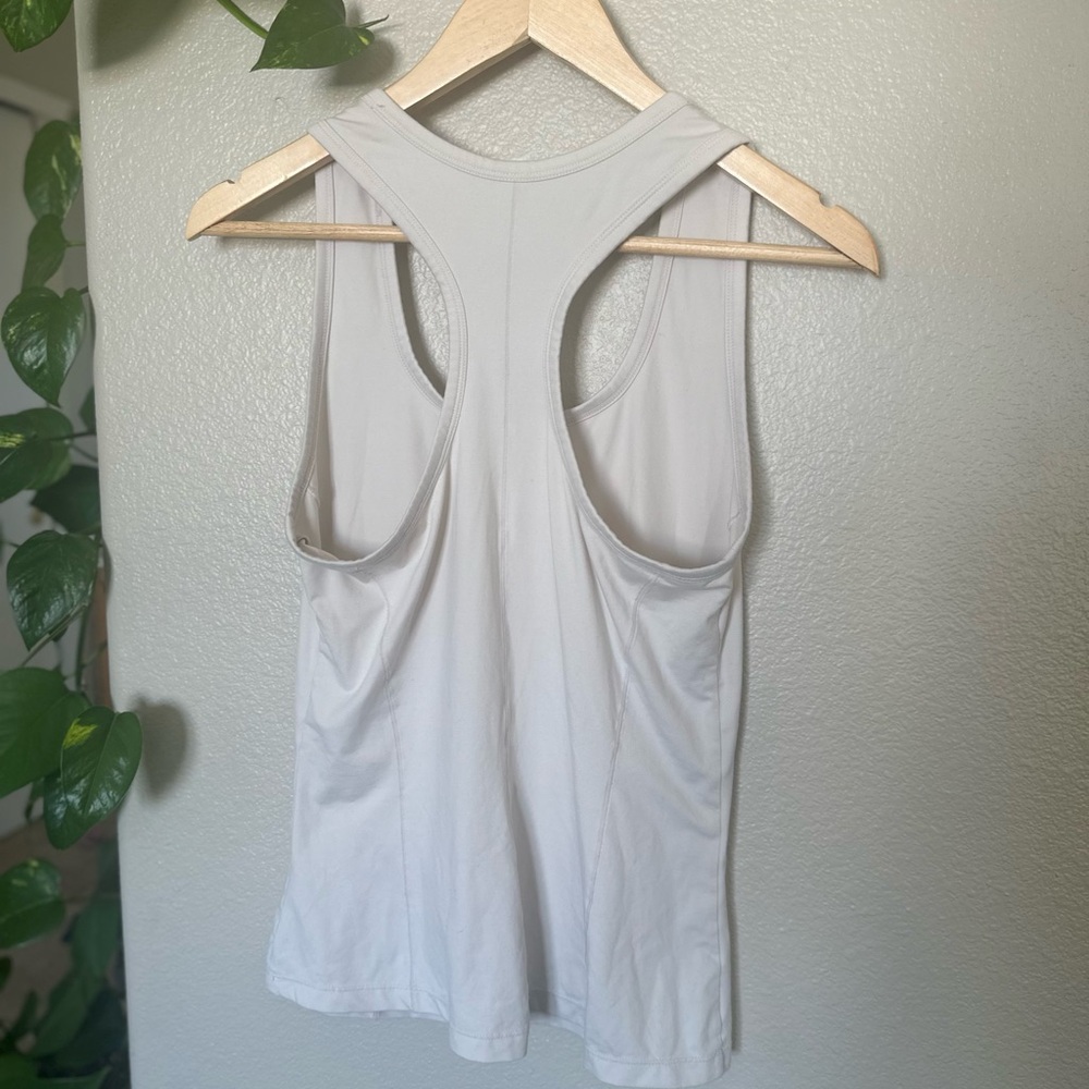 Fabletics Light Beige Racerback Tank - Picture 4 of 4